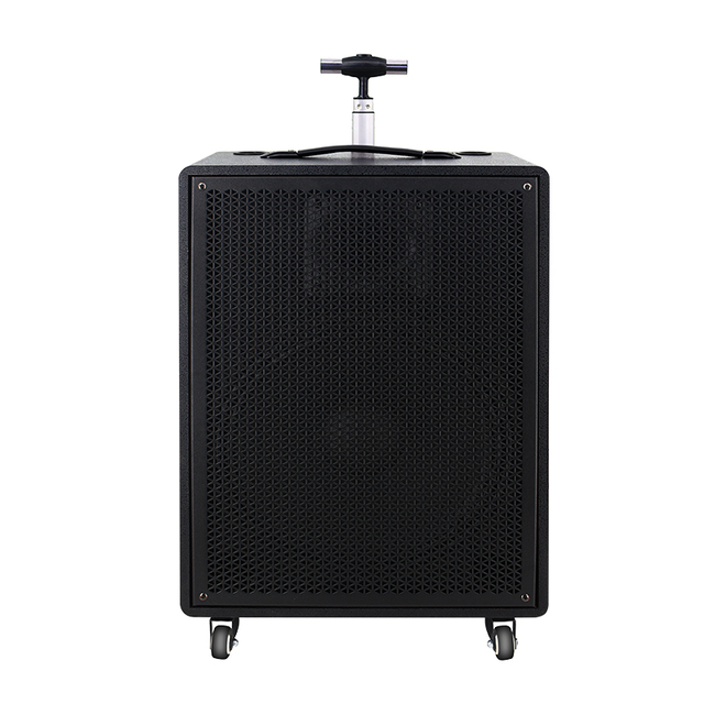 potente altavoz de gran tamaño de gran tamaño de madera activa de madera