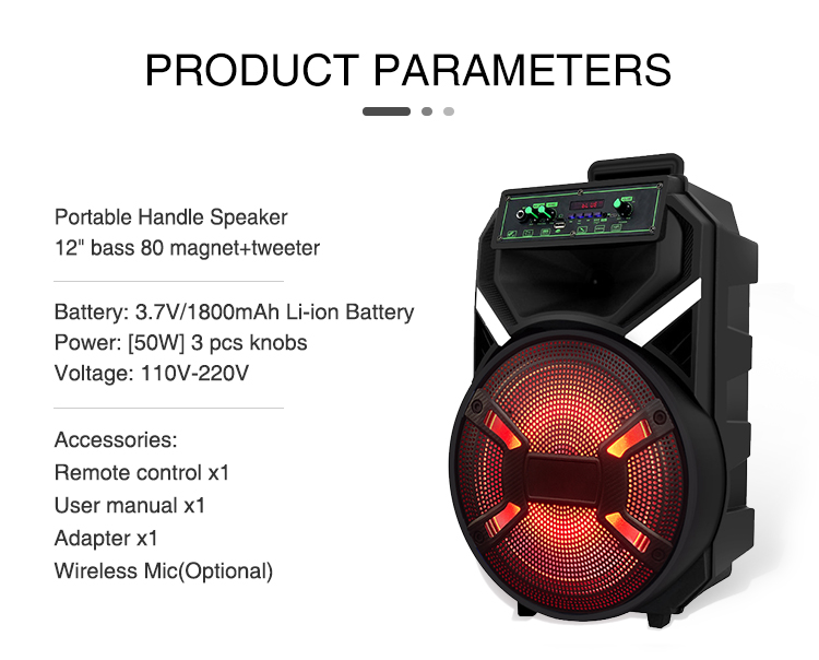LED de altavoz Bluetooth personalizado