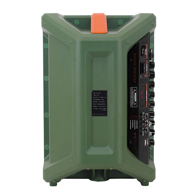 Altavoz de guitarra de altavoz portátil verde de 8 pulgadas para altavoz en vivo de instrumentos