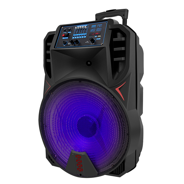 Mejor precio Carrido portátil LED LED Party Karaoke Bluetooth Sistema de altavoces con micrófono inalámbrico