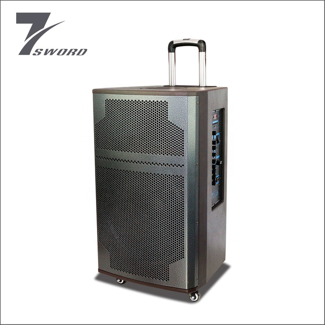 Altavoz de tranvía portátil de madera grande con bletooths