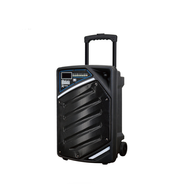 Altavoces de plástico Smart Trolley de plástico de 15 pulgadas de recién llegada de los vendedores