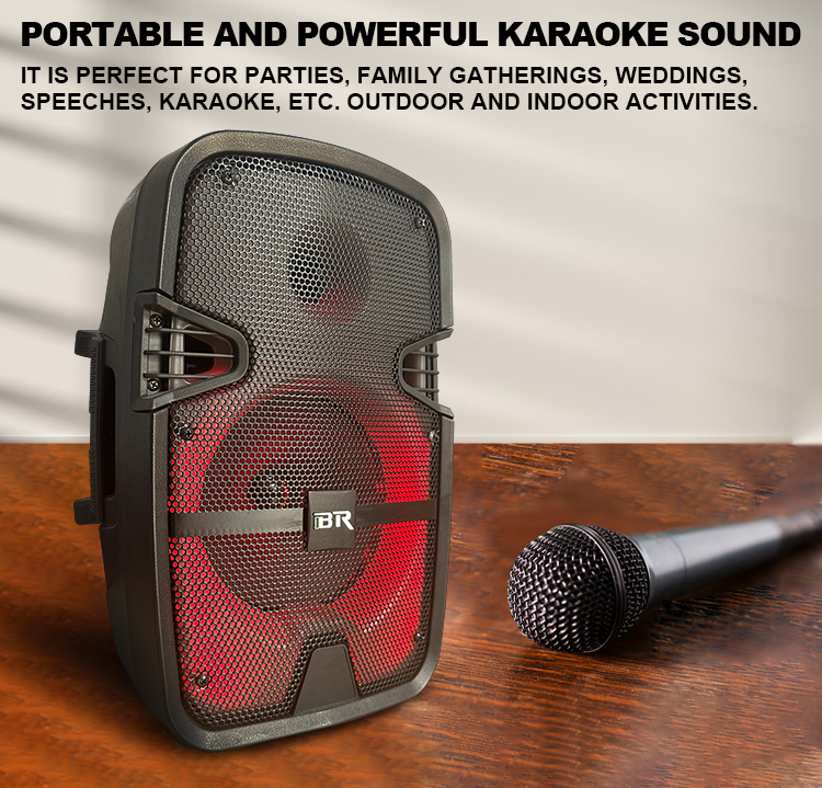 Altavoz de luz LED colorido personalizado con multifunciones