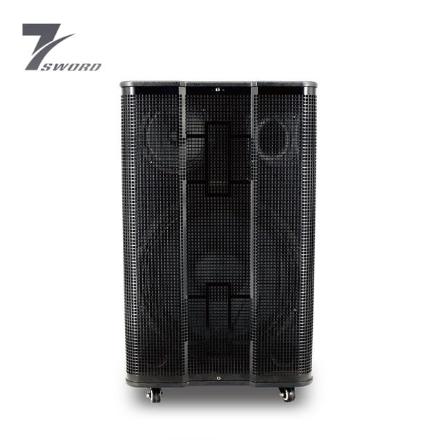 Bluetooth al aire libre Trolebre inalámbrico altavoces portátiles de 15 pulgadas con micrófono