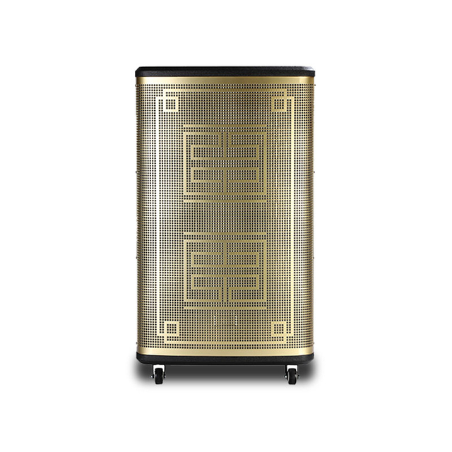 Venta caliente 15 pulgadas 2020 120W Gold Wood Altavo portátil para al aire libre 