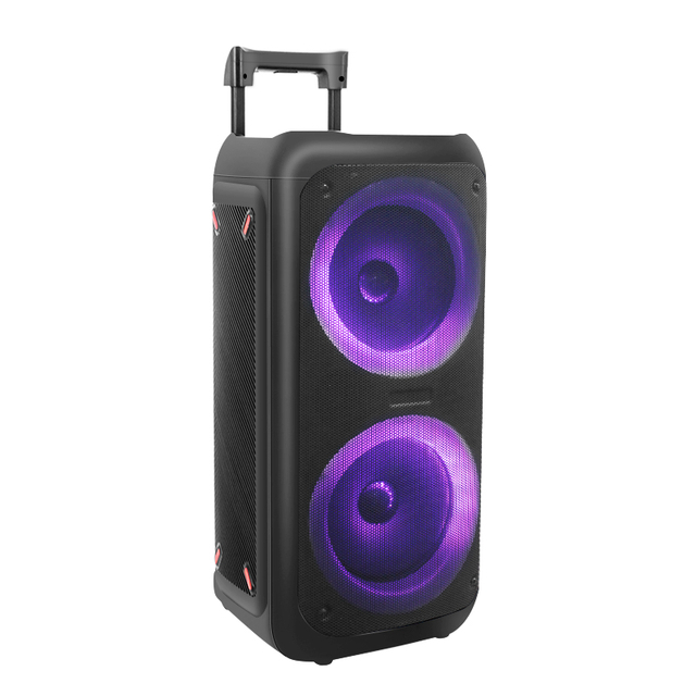 Molde privado Nuevo diseño LED LED Bluetooth Dual 8 pulgadas 50W Altavoces de altavoces