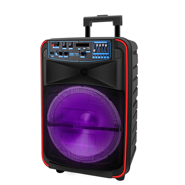 Sistema de altavoces de karaoke Bluetooth portátil de Max Power Outdoor para uso doméstico con micrófono