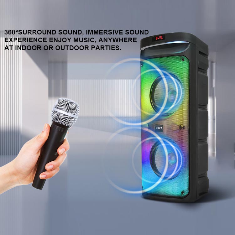 Altavoz Bluetooth port&aacute;til personalizado con luces