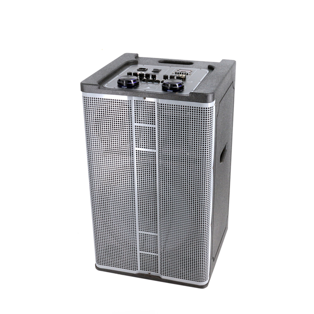 Gray Karaoke DJ Bass Portable Bt Wireless Trolly Speaker