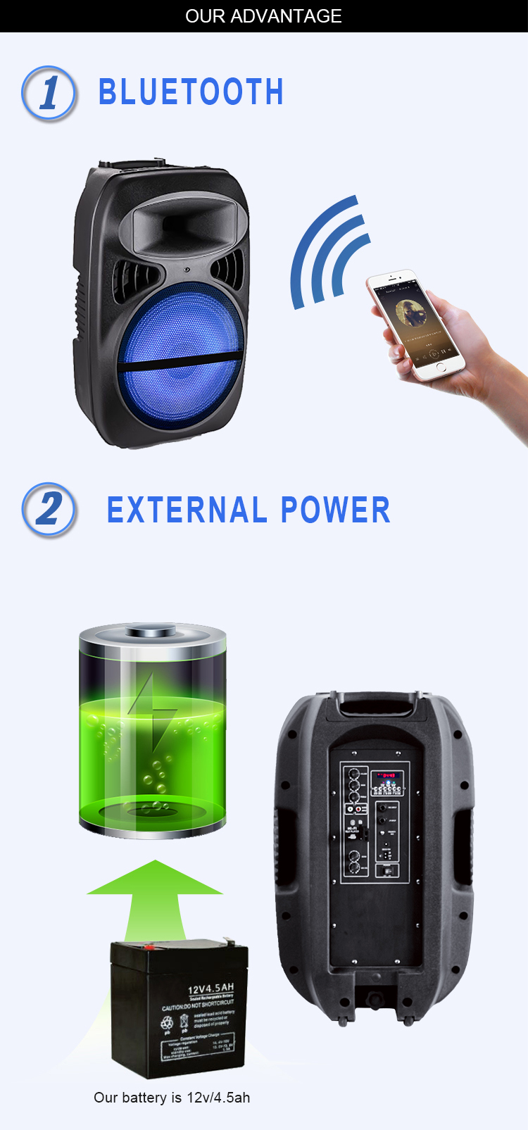 Gabinetes de altavoz de madera VS