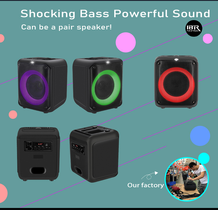 Bluetooth Party Speaker con Dynamic Light Show