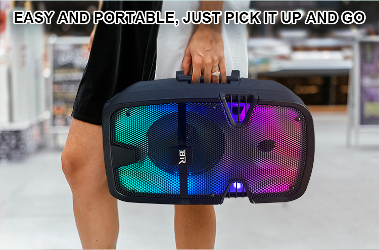 ODM Altavoz de pl&aacute;stico port&aacute;til de 8 pulgadas