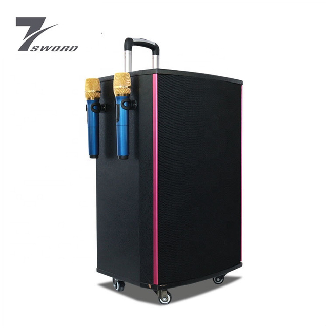 Bluetooth de 15 pulgadas portátiles altavoz de subwoofer recargable inalámbrico