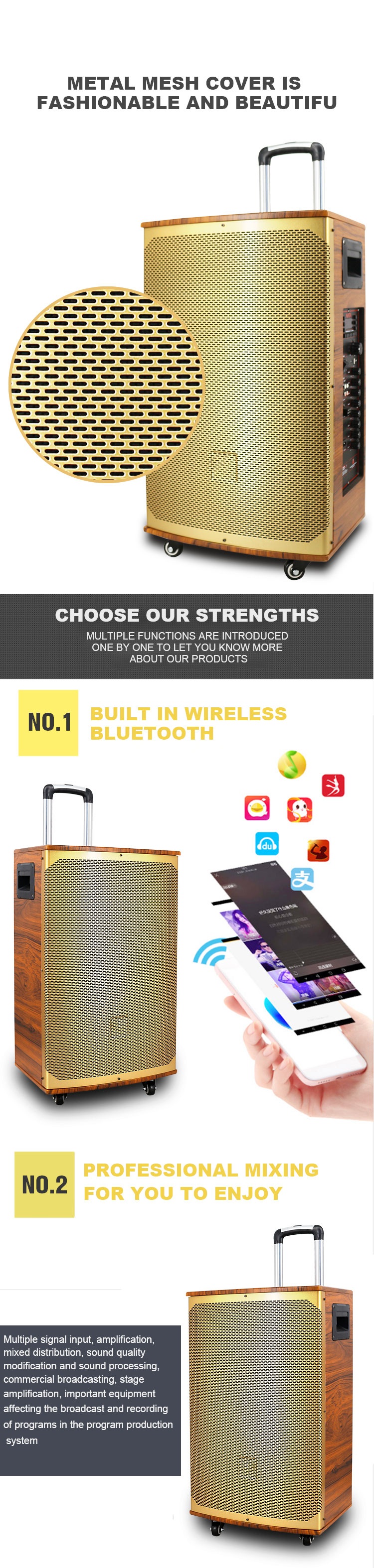 cubiertas de altavoces al aire libre