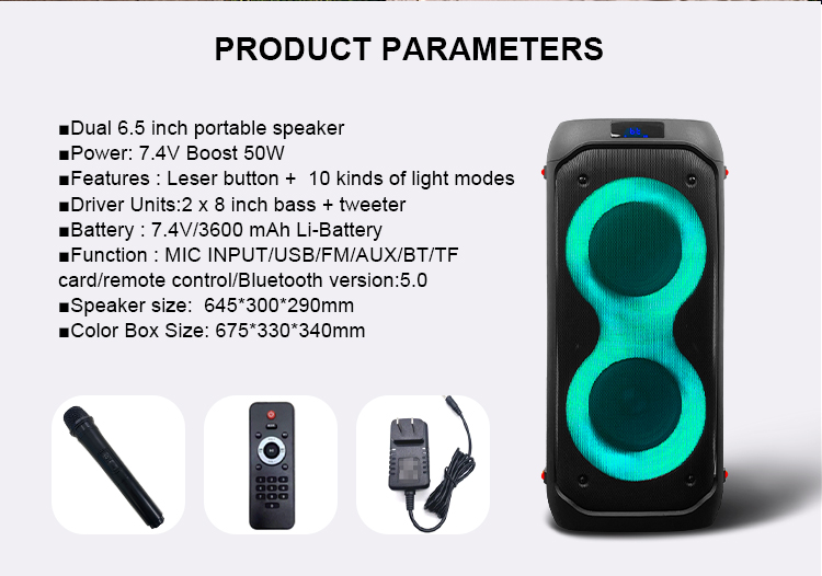 Sistema de altavoces de pl&aacute;stico PP