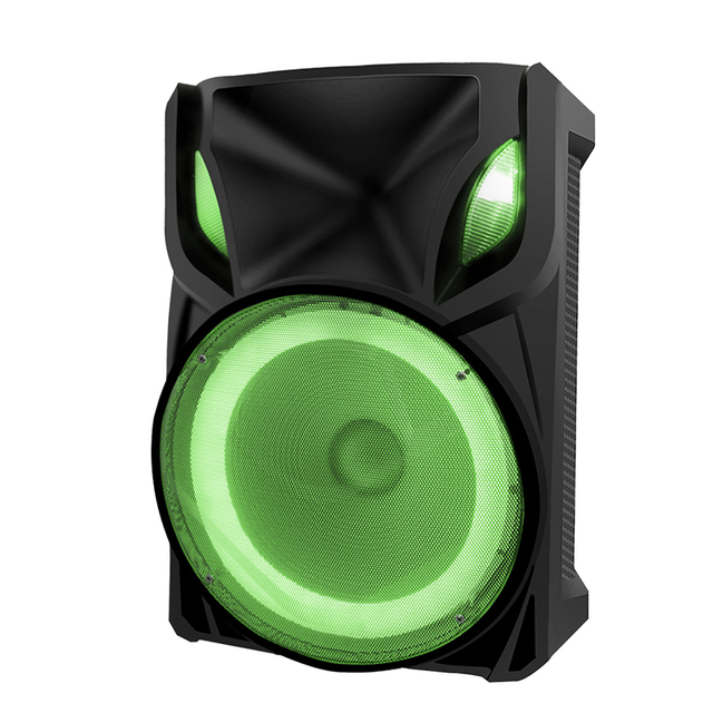 Nuevo altavoz de luz colorido de Bluetooth de 15 pulgadas cargable de 15 pulgadas