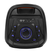 Caja de altavoz de karaoke portátil con bluetooth dual de 8 pulgadas con luz led colorida de diseño único