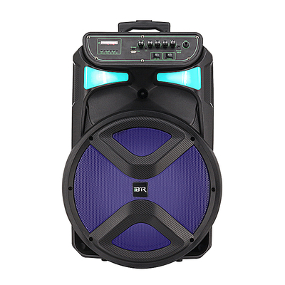 QJ-1502 SISTEMA 15 pulgadas Kareoke 100W rodean los altavoces port&aacute;tiles port&aacute;tiles