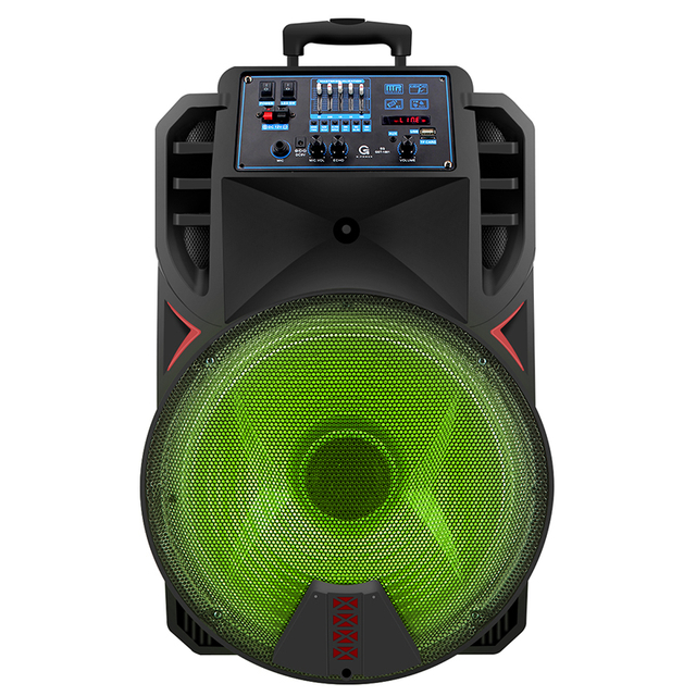 Altavoz con Sistema de sonido Portable FM Bluetooth Portable de 15 pulgadas